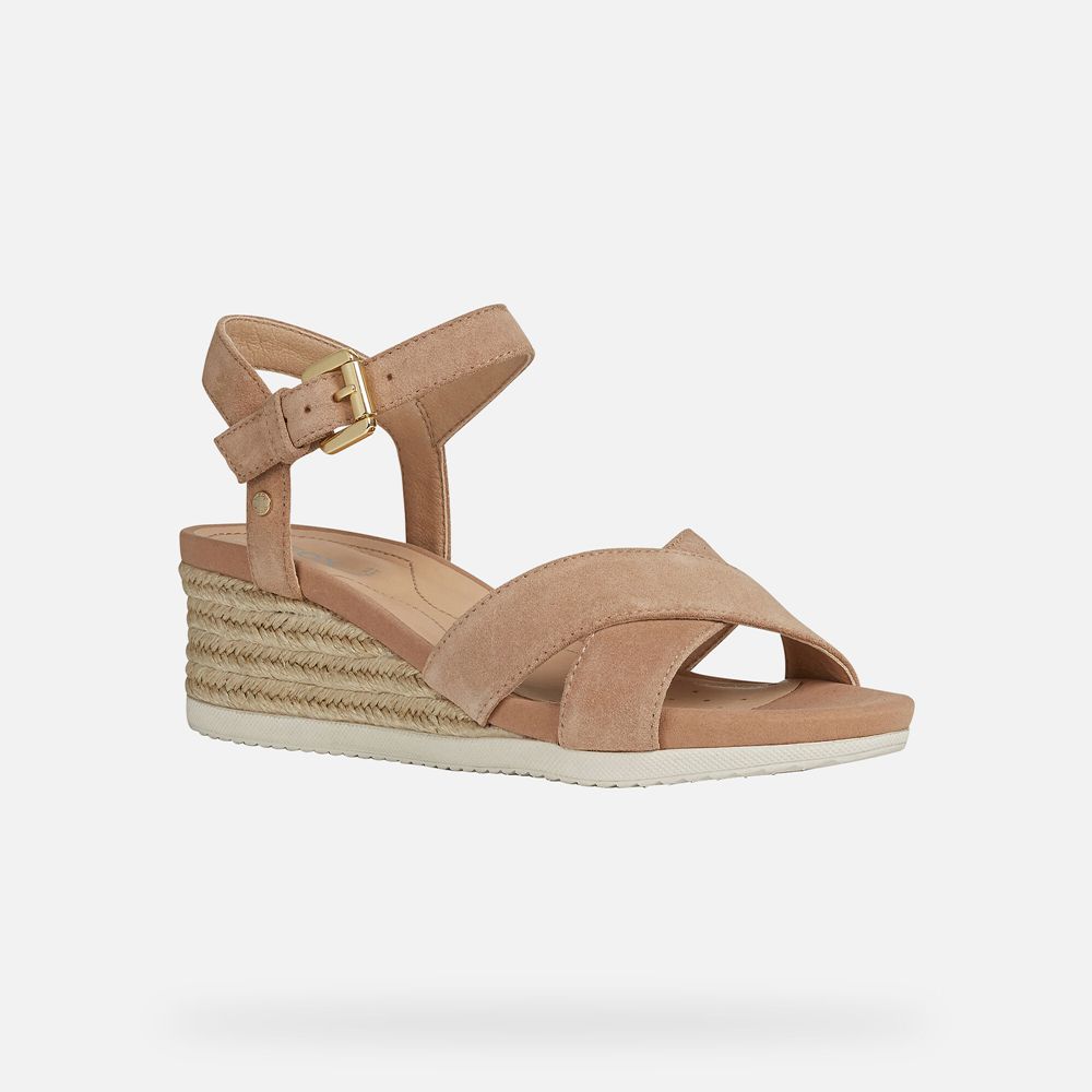 Sandalias Geox Senhora Caqui - Ischia - IJSNW4182